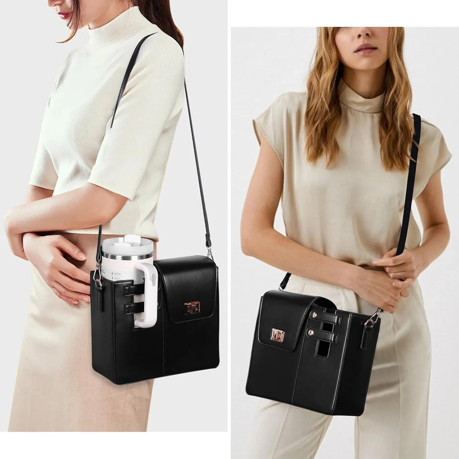 Crossbody Bags for Women Water Cup Purse with Cup Holder Outdoor Portable Crossbody Cup Holder Bag Water Bottle Purse