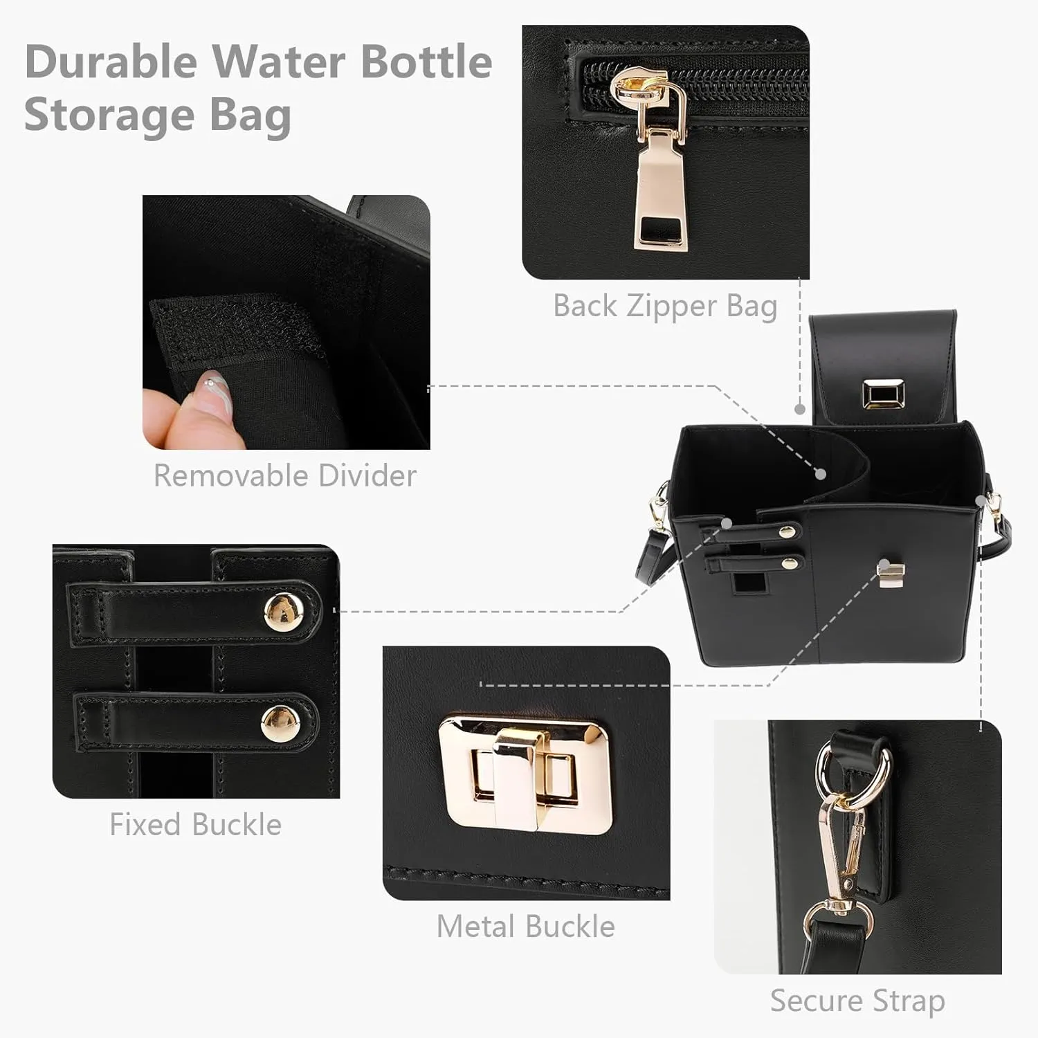 Crossbody Bags for Women Water Cup Purse with Cup Holder Outdoor Portable Crossbody Cup Holder Bag Water Bottle Purse