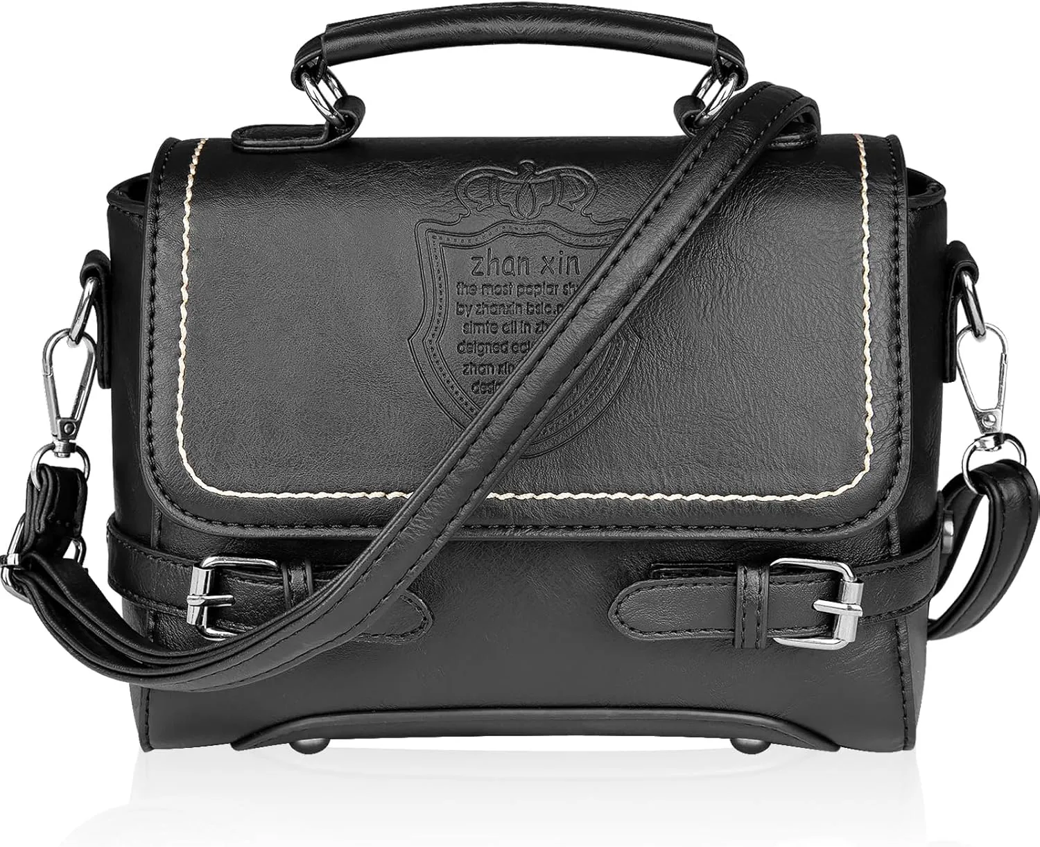 Crossbody Purses for Women, Cute Soft PU Leather Small Purse Handbags, Trendy Tote Clutch Purses Ladies Shoulder Bag