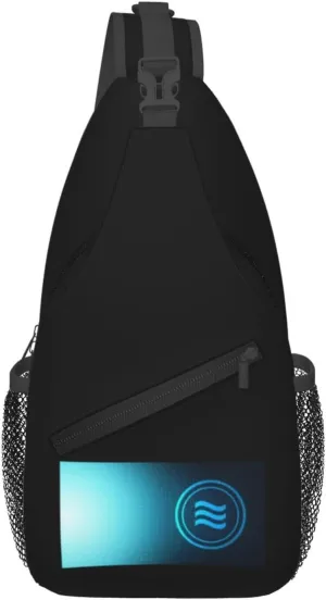 Cryptocurrencies In The Context Of Network Technology Crossbody Bags For Women Men Chest Backpack Gym Shoulder Bag Travel Outdoor Sports Casual Crossbody Bags