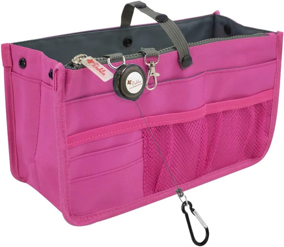 Dahlia Patented Handbag Purse Organizer Insert - STURDY Flexible