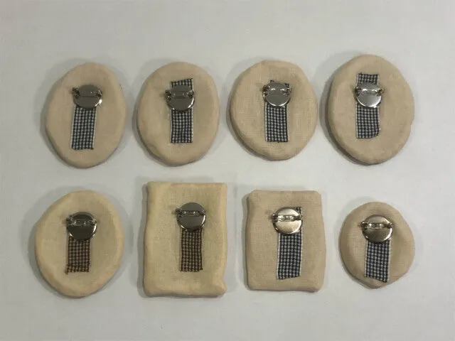 Dancing Girl Embroidered Brooch (Japan)