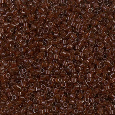 DB 1392, Amber/Cinnamon-Transparent-Glazed-SL - Miyuki Delica Beads - Size 11 - 5 grams - Japanese Cylinder Seed Beads - Wholesale & Retail