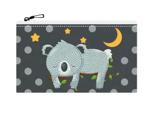 Diamond Dotz Sleepy Time Koala Zipper Pouch - 5.51 x 8.46 in