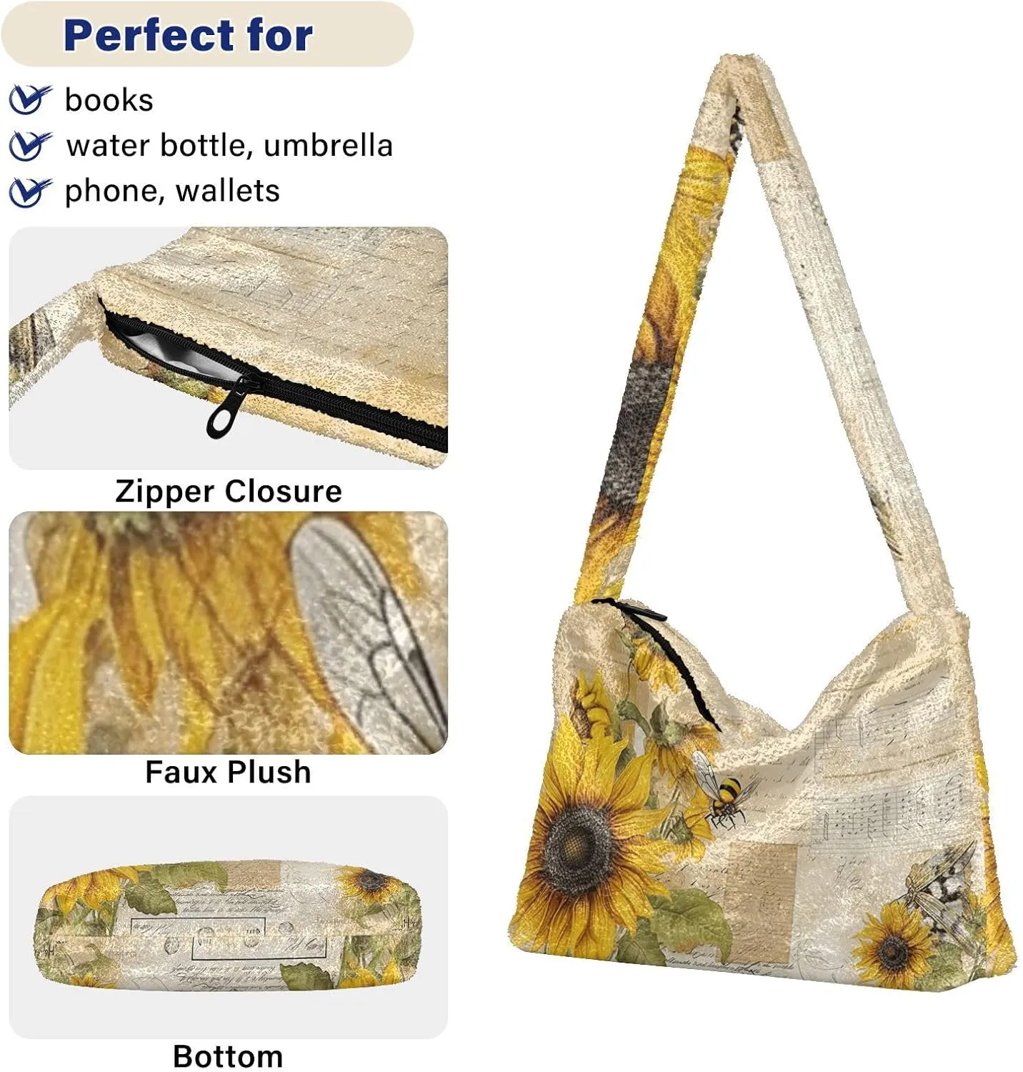 Dinosaur Shoulder Bag, Handbag with Zipper Closure, Hand Bag for Ladies