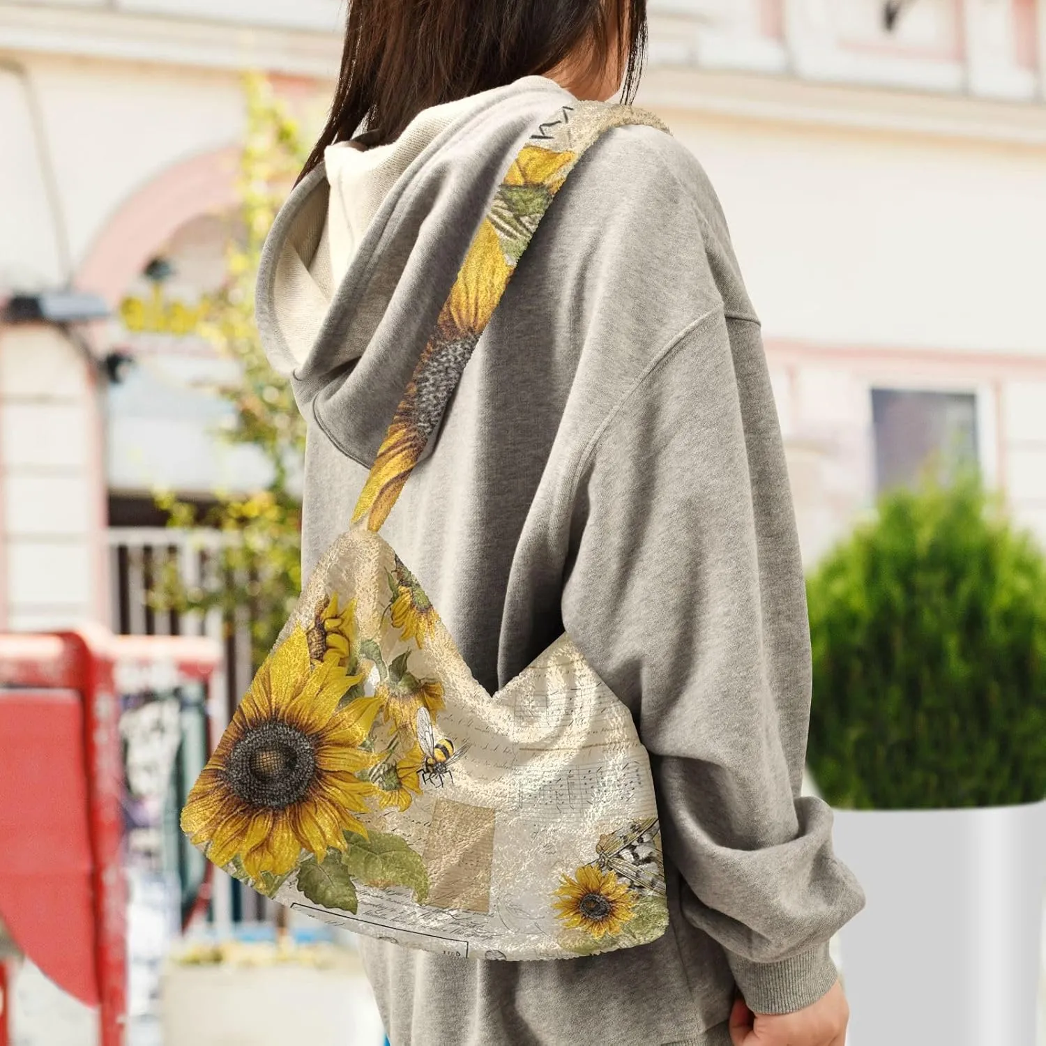 Dinosaur Shoulder Bag, Handbag with Zipper Closure, Hand Bag for Ladies