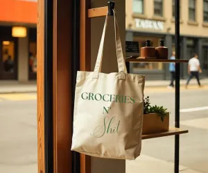 Drip Lee - Canvas Tote Groceries N' Sh*t