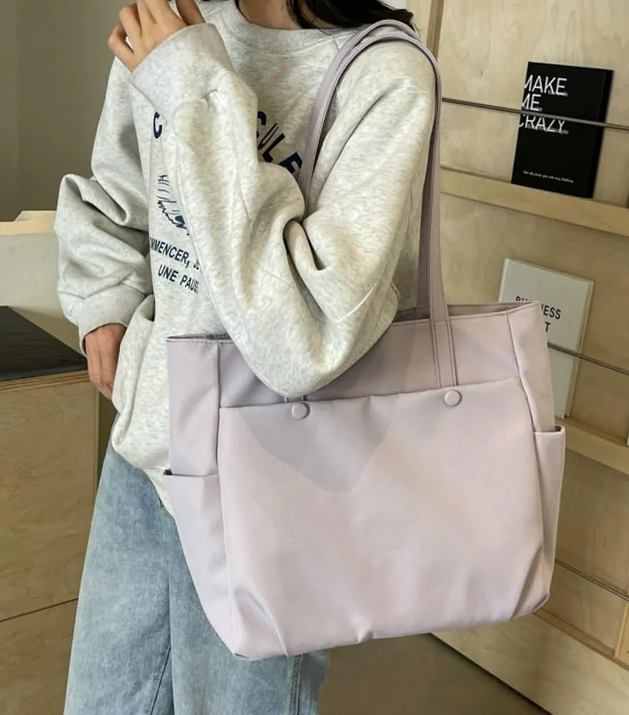 Epsion Nylon Large Tote Bag for Women Lightweight Shoulder Tote Handbags with Zipper Purses 2025