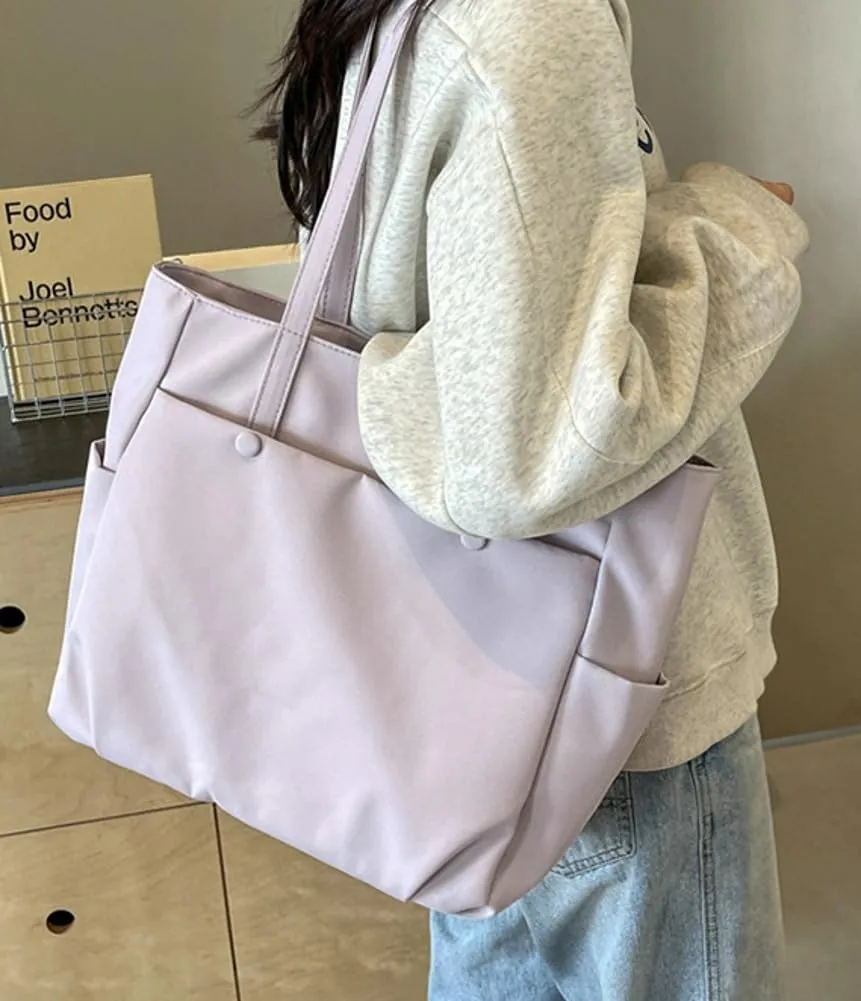 Epsion Nylon Large Tote Bag for Women Lightweight Shoulder Tote Handbags with Zipper Purses 2025