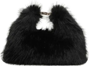 Faux Fur Crossbody Bags for Women Fluffy Shoulder Bag Fuzzy Purses Small Totes Handbag Cute Winter Satchel