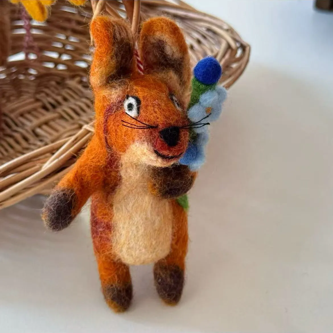 Felt Fox Ornament Hanging Decoration