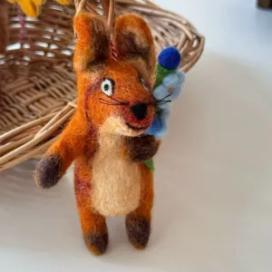 Felt Fox Ornament Hanging Decoration