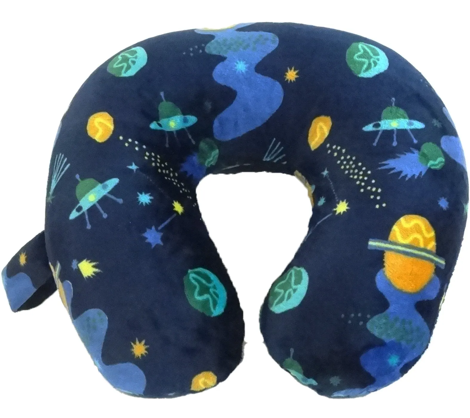 Fiber Filled Travel Neck Pillow - Kids - Prints - 11" x 11" - 10 Colors Available