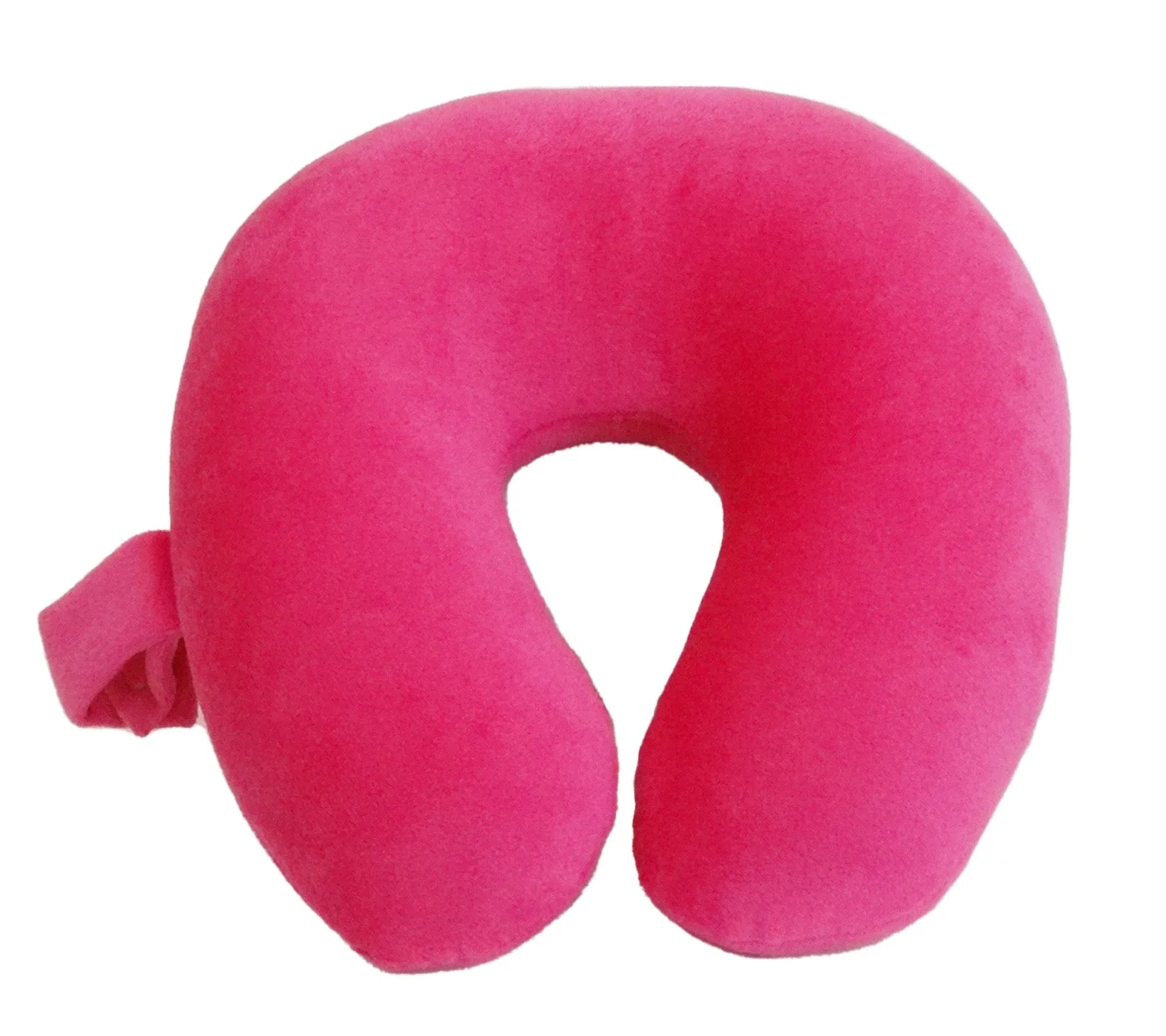 Fiber Filled Travel Neck Pillow - Kids - Solid Color - 11" x 11" - 4 Colors Available
