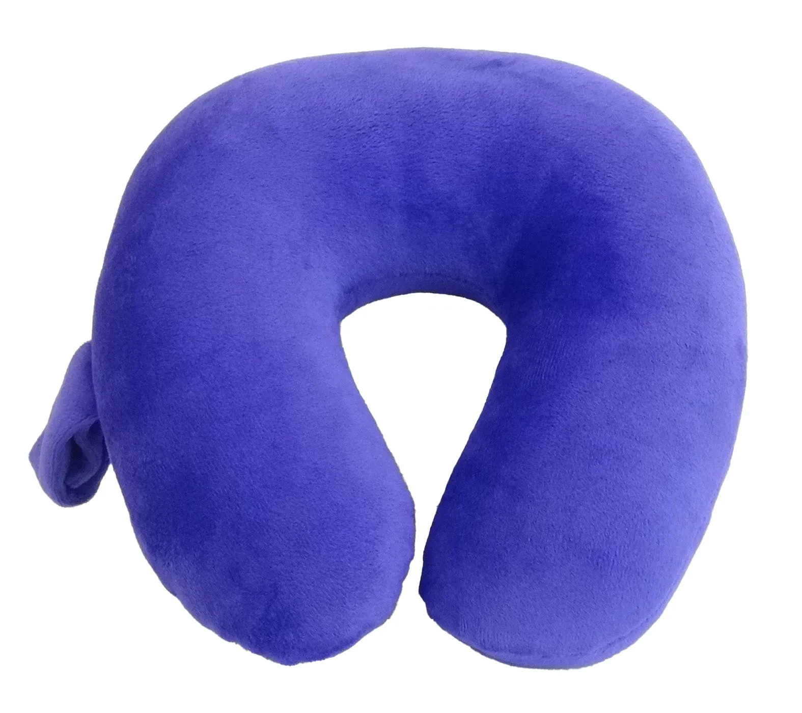 Fiber Filled Travel Neck Pillow - Kids - Solid Color - 11" x 11" - 4 Colors Available