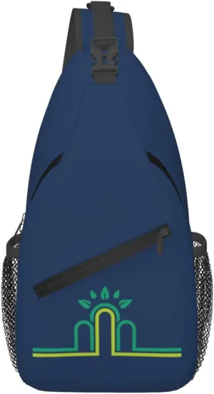 Flag Of College Hill, Cincinnati, Ohio Crossbody Bags For Women Men Chest Backpack Gym Shoulder Bag Travel Outdoor Sports Casual Crossbody Bags
