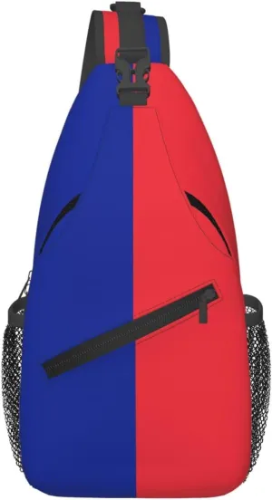 Flag of Paris Crossbody Bags For Women Men Chest Backpack Gym Shoulder Bag Travel Outdoor Sports Casual Crossbody Bags