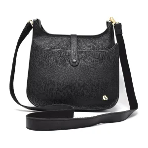 Foxfield Leather Appleby Soft Hobo Bag - Black