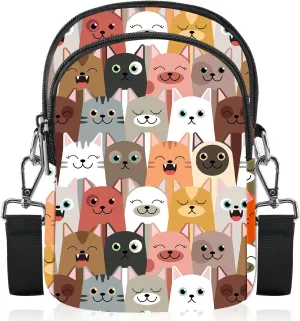 FyLybois Crossbody Bags for Women Cell Phone Purse Lightweight Adjustable Shoulder Handbags Wallet with Card Slots