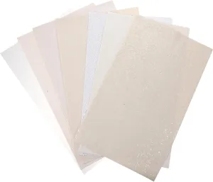 Gadpiparty 7pcs Synthetic Leather Sheets for DIY Accessories PU Leather Material for Craft Projects for Making Bows Earrings Handbags and More