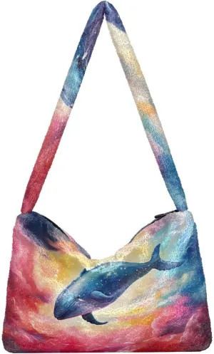 GAIGEO Colorful Forest Mushrooms Woman Shoulder Bag, Shoulder Bag for Women with Zipper, Womens Outdoor Bag