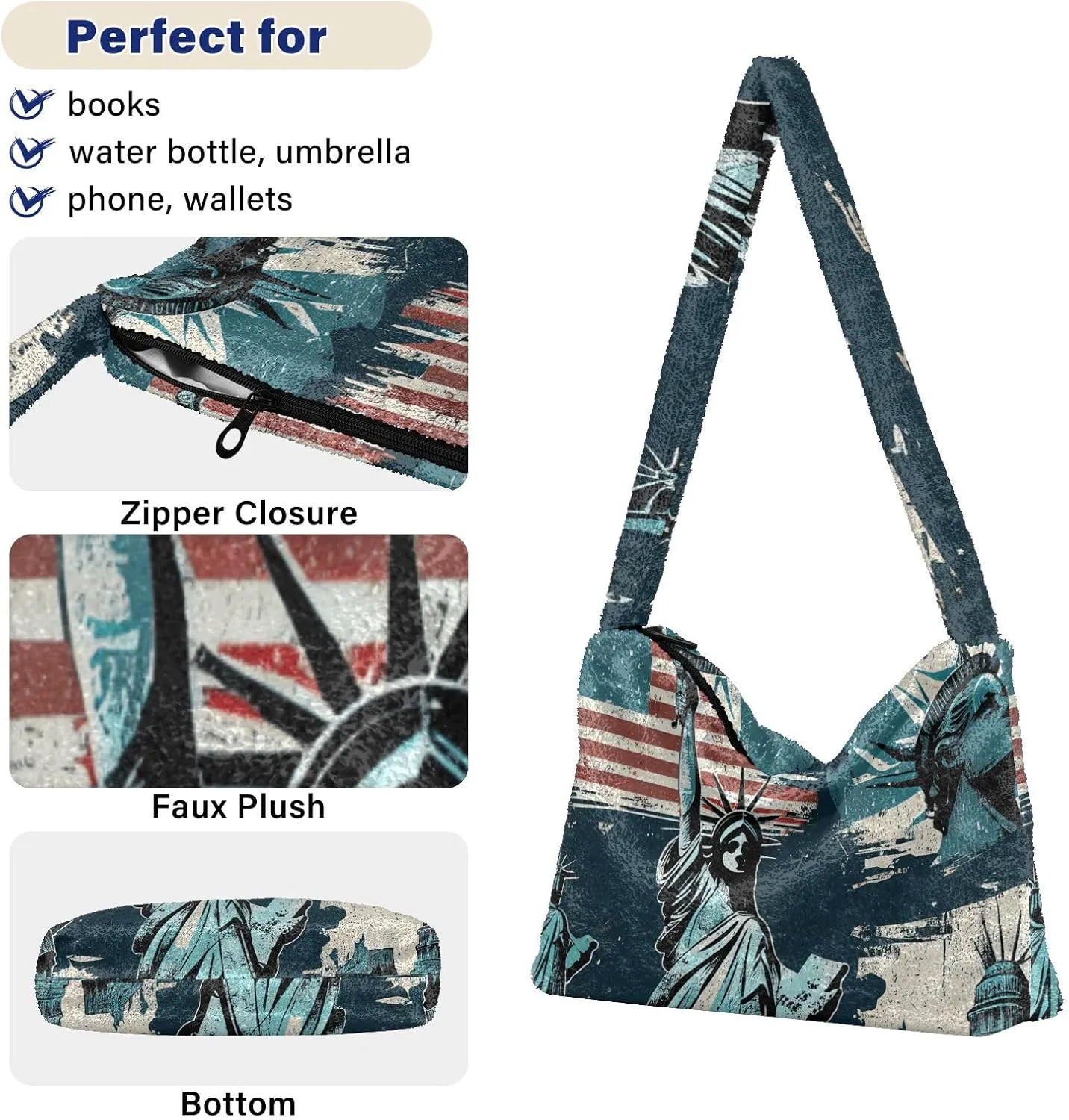 GAIGEO Colorful Stunning Phoenix Shoulder Handbag, Woman Shoulder Bag with Zipper, Autumn Handbags