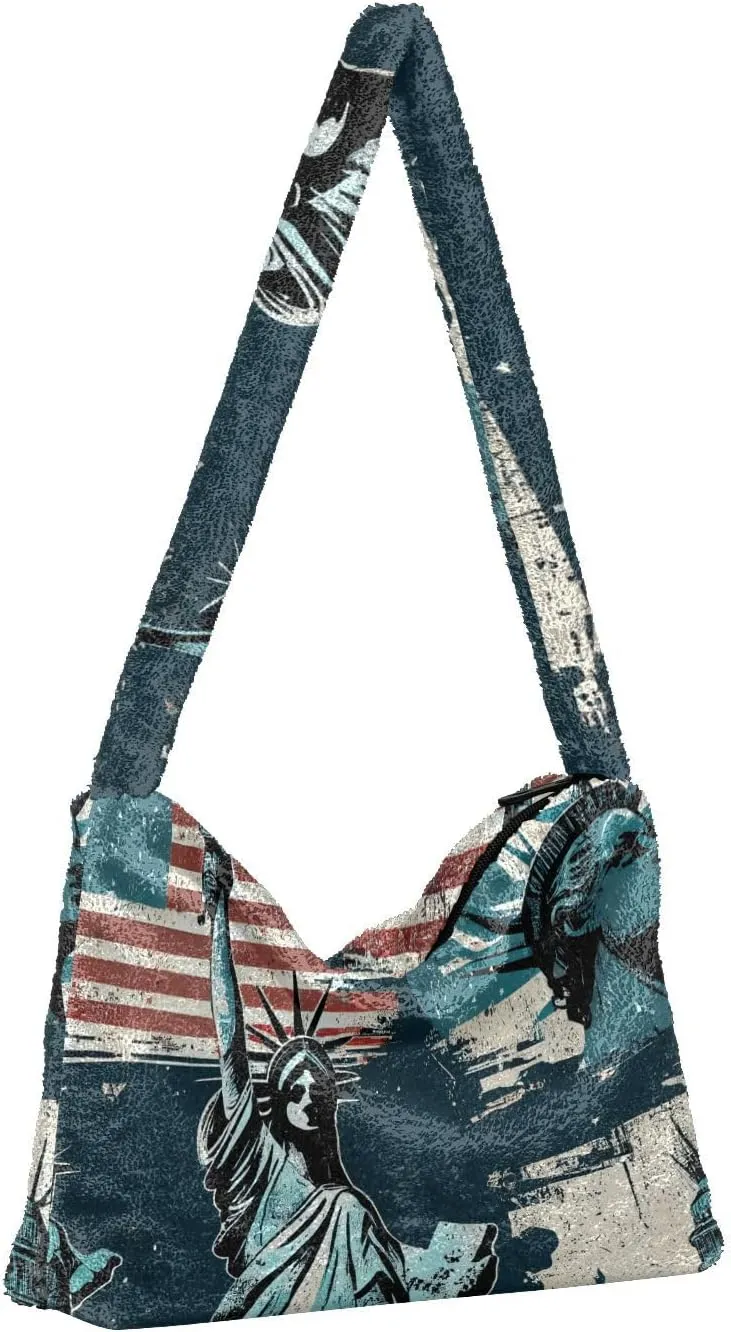 GAIGEO Colorful Stunning Phoenix Shoulder Handbag, Woman Shoulder Bag with Zipper, Autumn Handbags