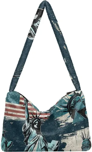 GAIGEO Colorful Stunning Phoenix Shoulder Handbag, Woman Shoulder Bag with Zipper, Autumn Handbags