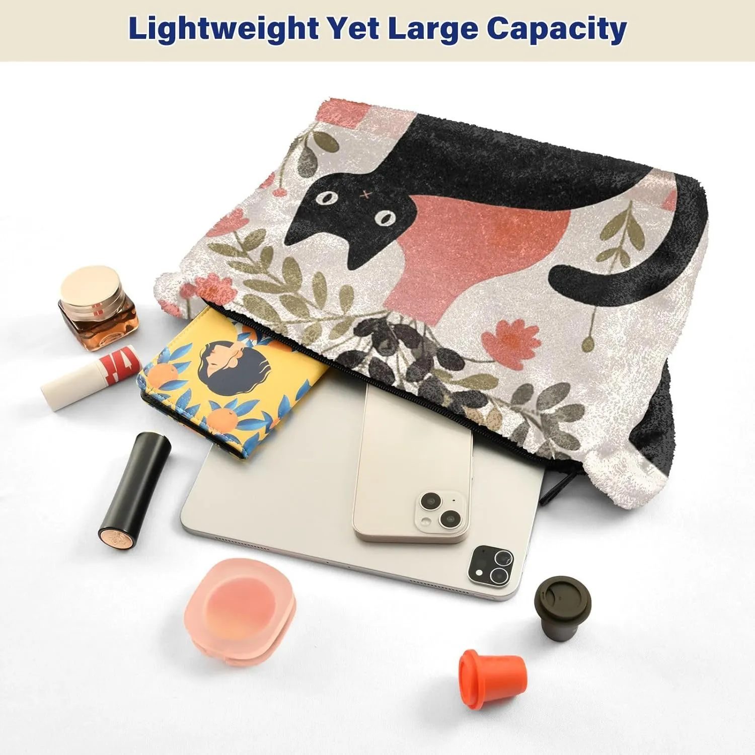 GAIGEO Cute Cat Behind Broken Wall Women's Bag, Crossbody Bookbag for Women, Womens Outdoor Bag