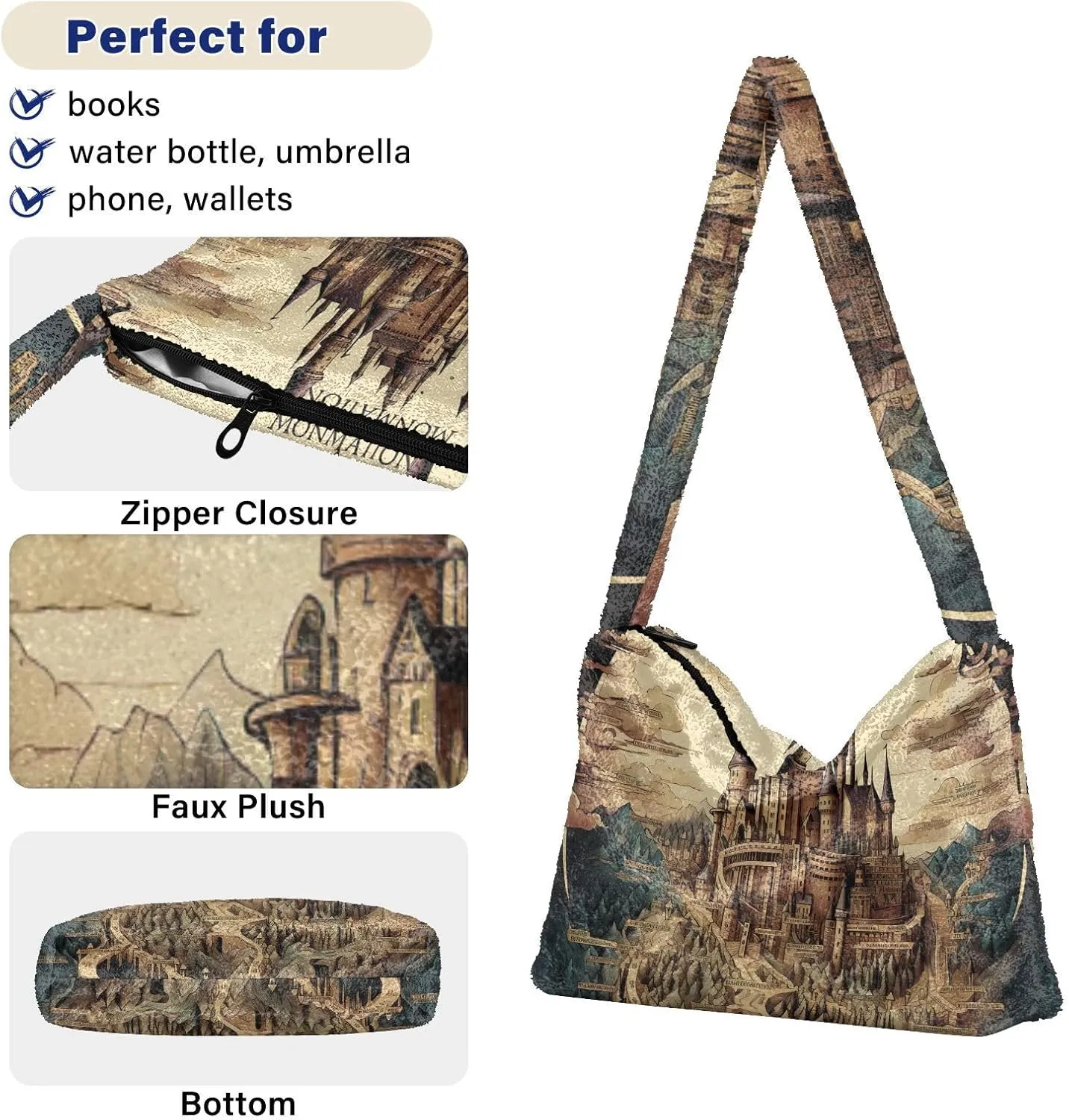 GAIGEO Fantasy Sea Of Clouds And Whale Women Shoulder Bag, Handbags for Women Shoulder Bag, Womens Outdoor Bag