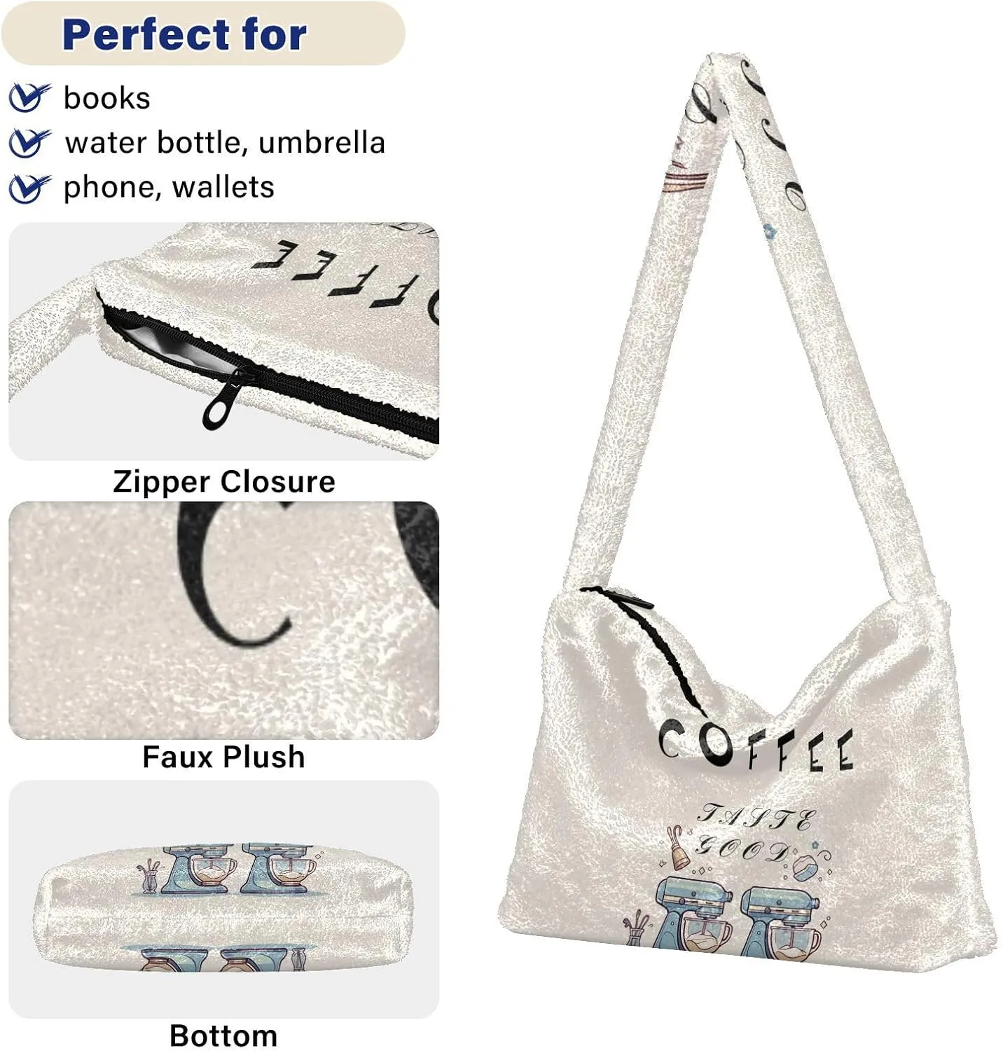 GAIGEO Hello Bear Orange Fruit Flower Bike Women Handbags Shoulder Bag, Lightweight Shoulder Bag, Womens Outdoor Bag