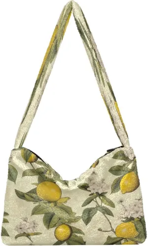GAIGEO Old Fashioned Lemons Womans Shoulder Bag, Shoulder Bag for Women with Zipper, Womens Outdoor Bag