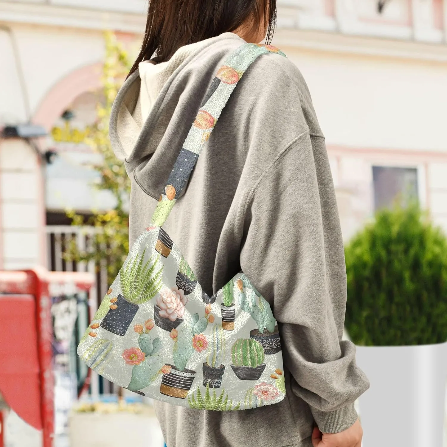 GAIGEO Skateboard Bright Ladies Shoulder Handbags, Shoulder Bag with Pocket, Autumn Handbags