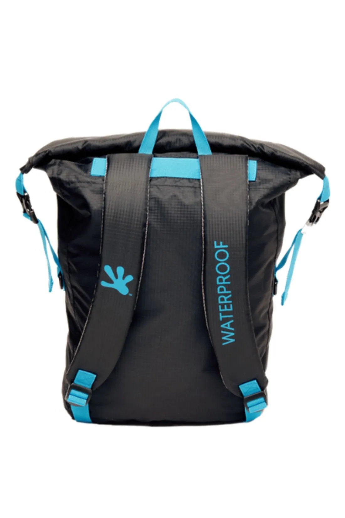 Gecko Black/Blue Waterproof Lightweight 30L Backpack