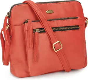 Genuine Leather Crossbody Bags for Women, Premium Handmade Leather Purses - Shoulder Handbags, Adjustable Strap
