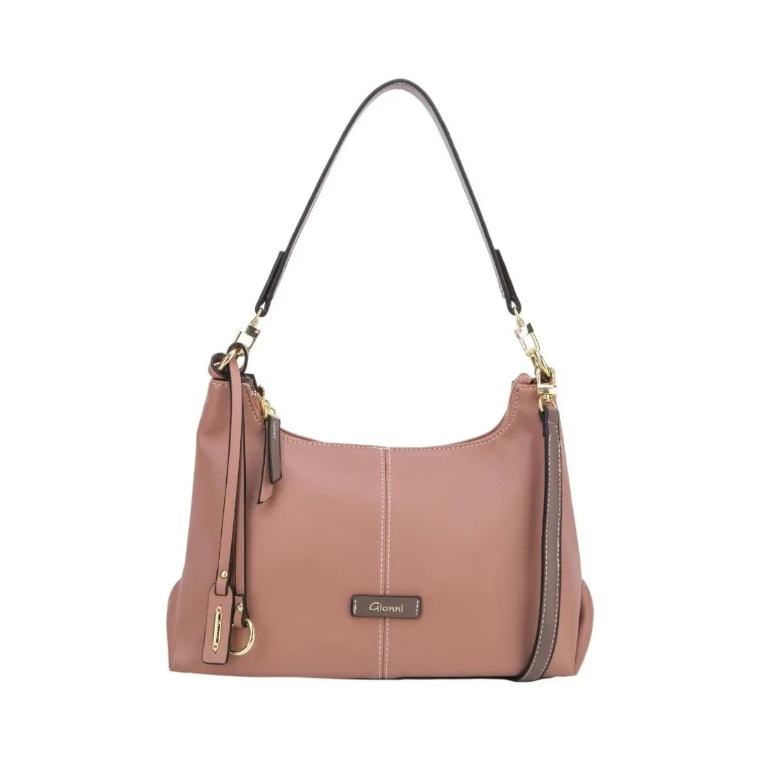 Gionni Nissi Soft Shoulder Bag - Rose