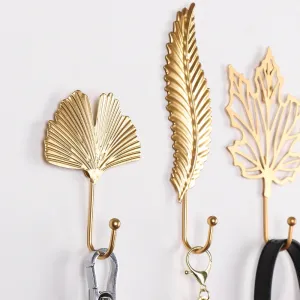 Golden Leaf Wall Hook