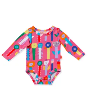 Halcyon Nights - Long Sleeve Bodysuit - Growing Tall