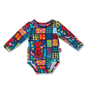 Halcyon Nights Long Sleeve Bodysuit - Koala Oz