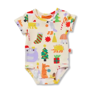 Halcyon Nights Tinsel Tails Short Sleeve Bodysuit