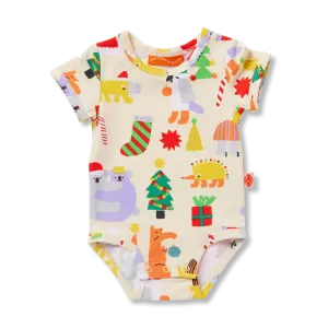 Halcyon Nights - Tinsel Tails Short Sleeve Bodysuit