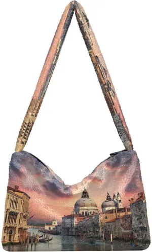 Halloween with Pumpkins on the Purple Womens Shoulder Bags, Womans Handbags, Purses for Women Shoulder Bag