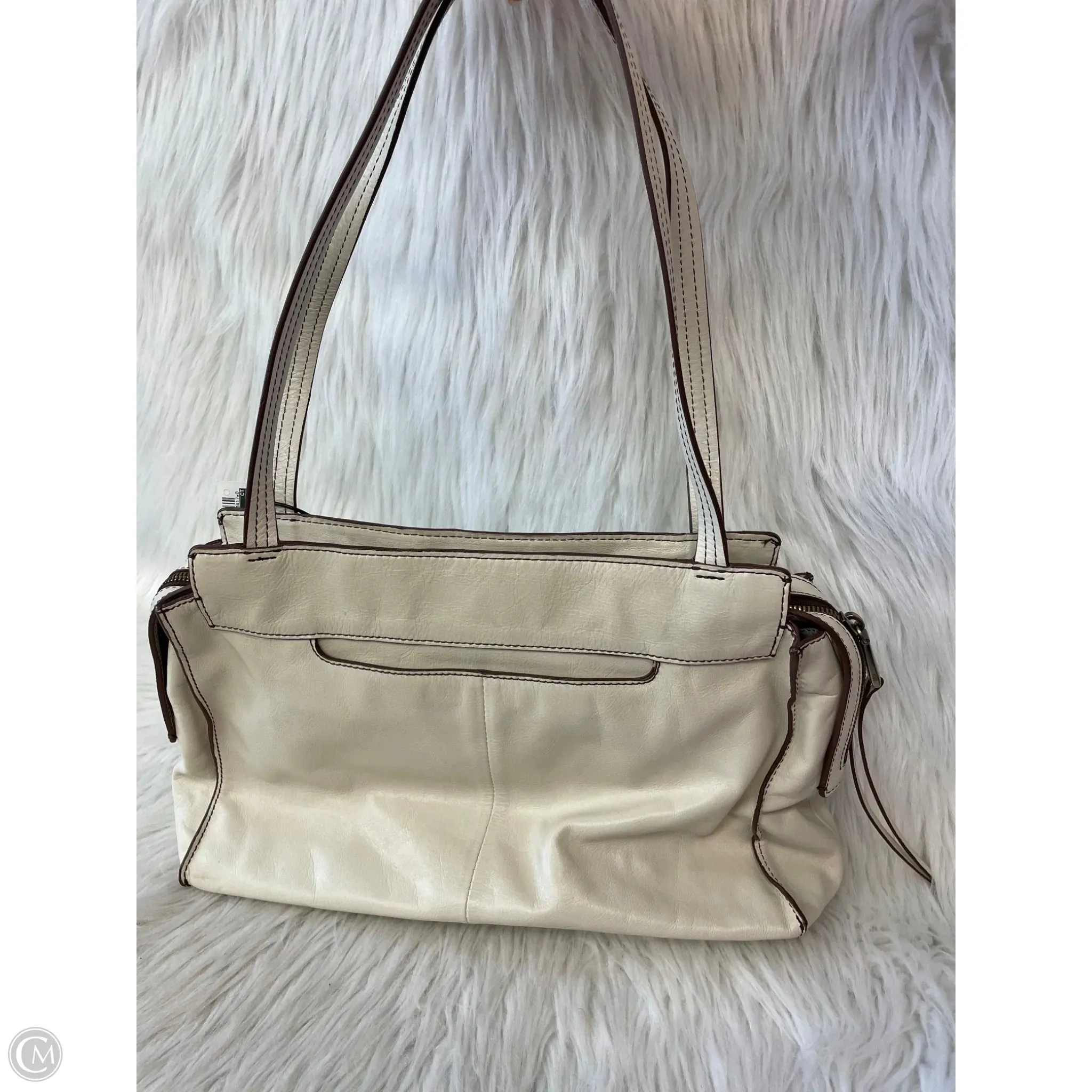 Handbag Leather By Hobo Intl, Size: Medium