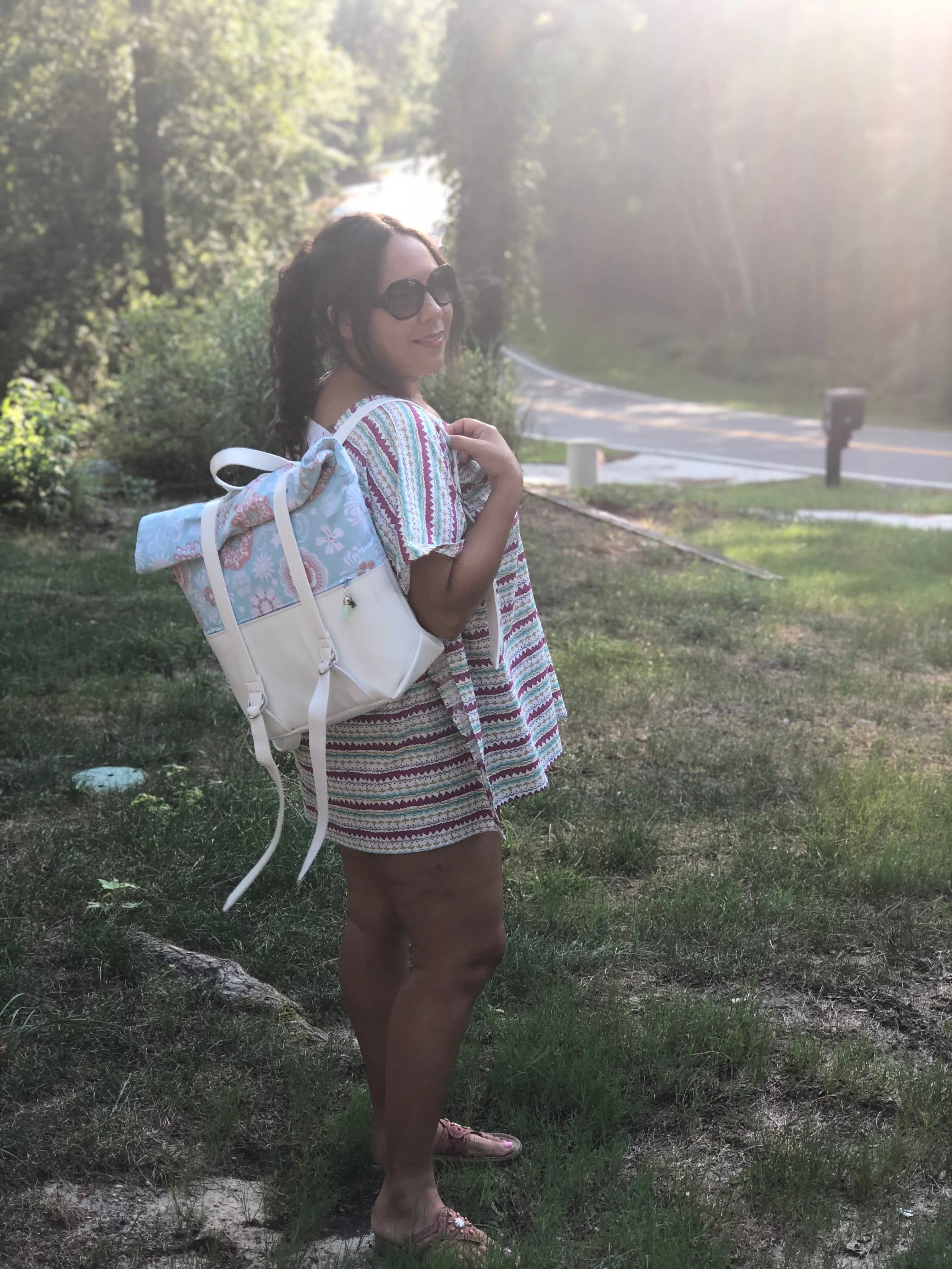 Handmade Rucksack style backpack Beachy