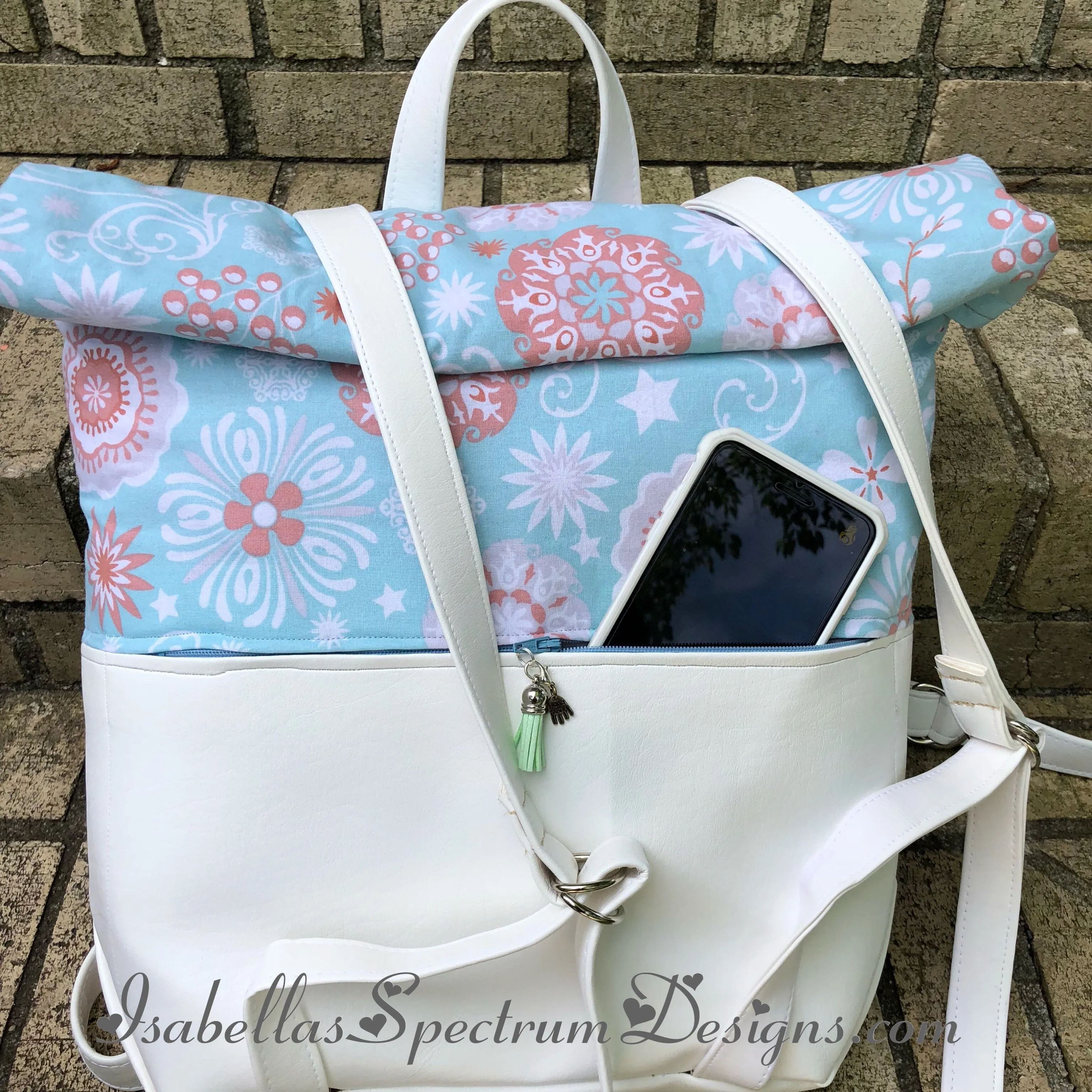 Handmade Rucksack style backpack Beachy