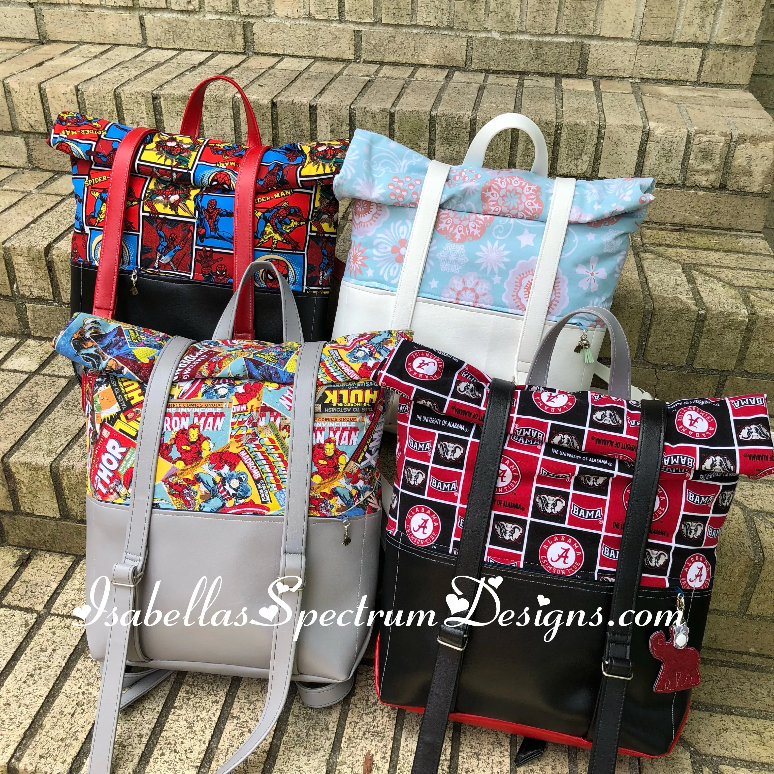 Handmade Rucksack style backpack Beachy