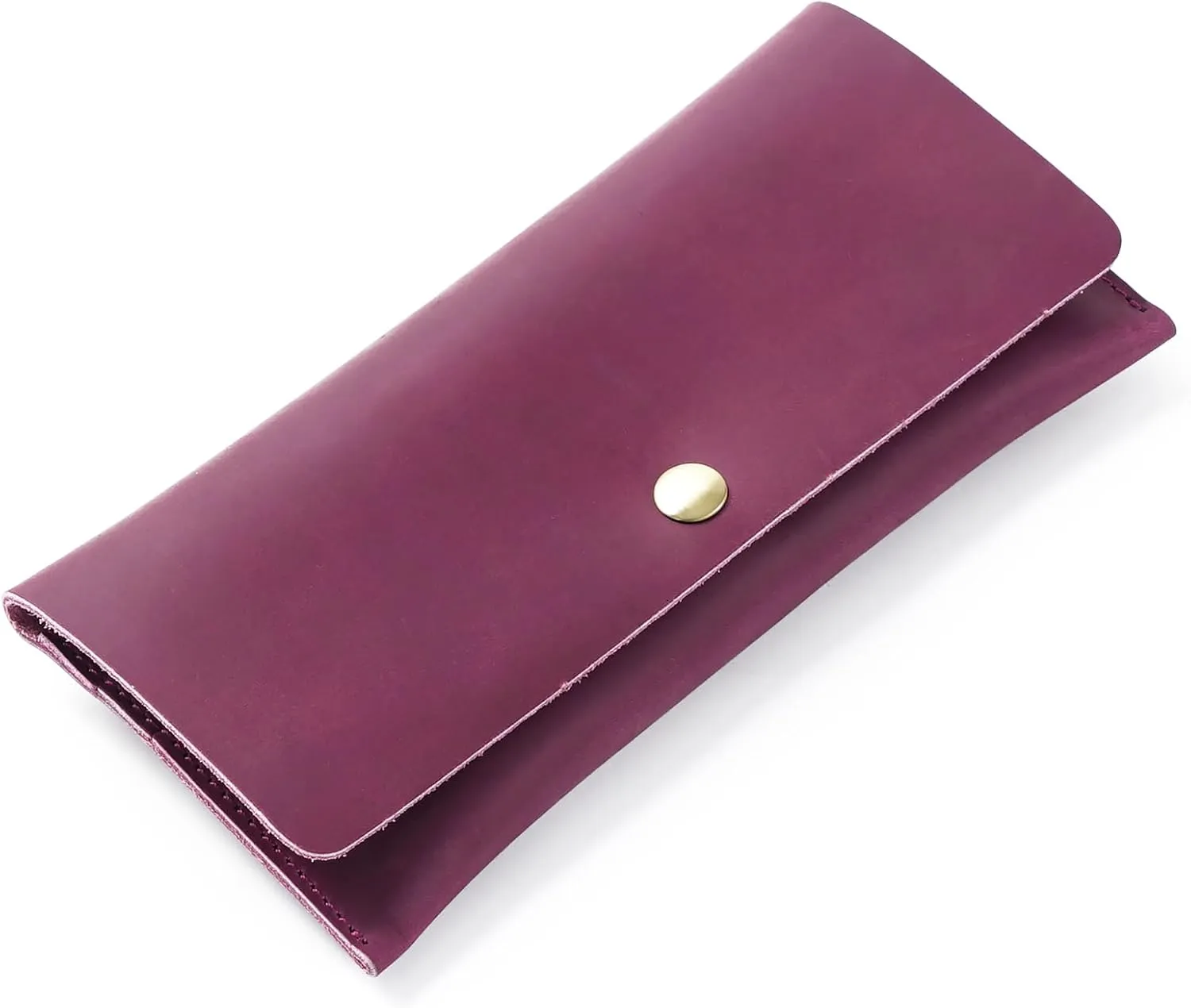 HIFA Leather Wallet Women, Purses for Women - Soft Touch Rustic Leather, Retro Style, 4 Card Pockets with Cash Slot, Compact Convenience and Ideal Gift - Wallets for Women, Womens Wallet, Purple