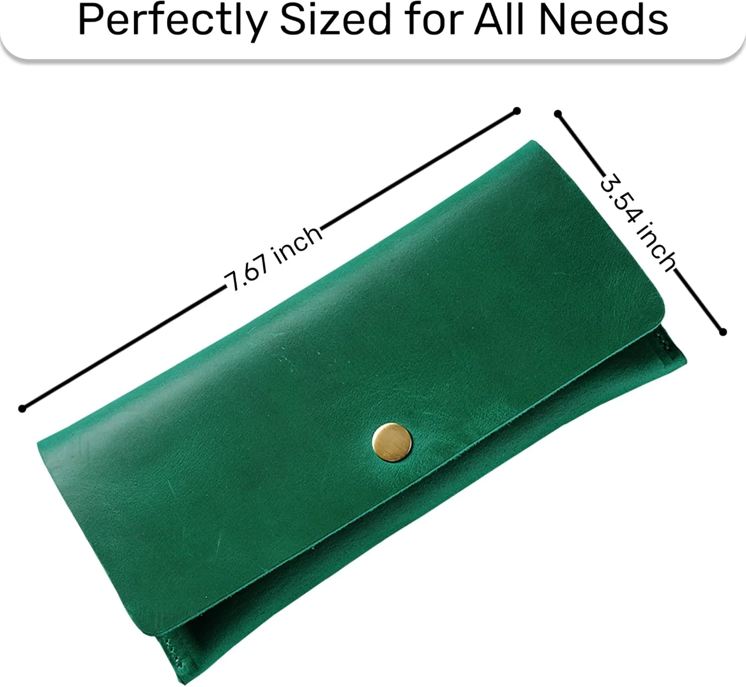 HIFA Leather Wallet Women, Purses for Women - Soft Touch Rustic Leather, Retro Style, 4 Card Pockets with Cash Slot, Compact Convenience and Ideal Gift - Wallets for Women, Womens Wallet