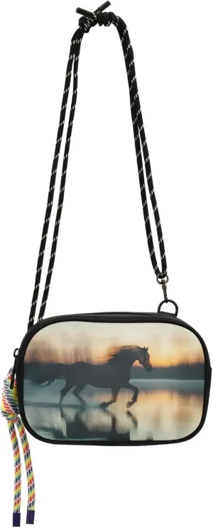 Horse Lake Print Crossbody Handbags for Women Walking, Hiking Lightweight Shoulder Phone Purse