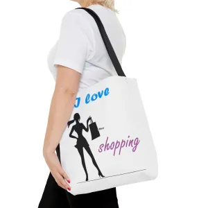 I Love Shopping Tote Bag - Stylish & Fun Carryall for Fashion Lovers